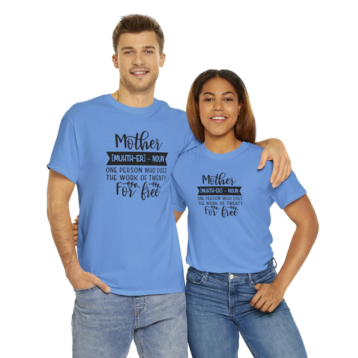 Definition of A Mother Unisex Heavy Cotton Tee