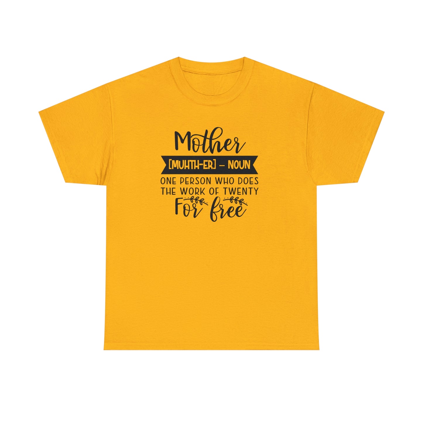 Definition of A Mother Unisex Heavy Cotton Tee