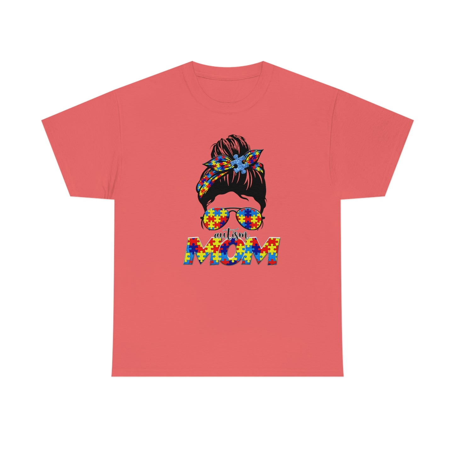 Autism Mom  Unisex Heavy Cotton Tee