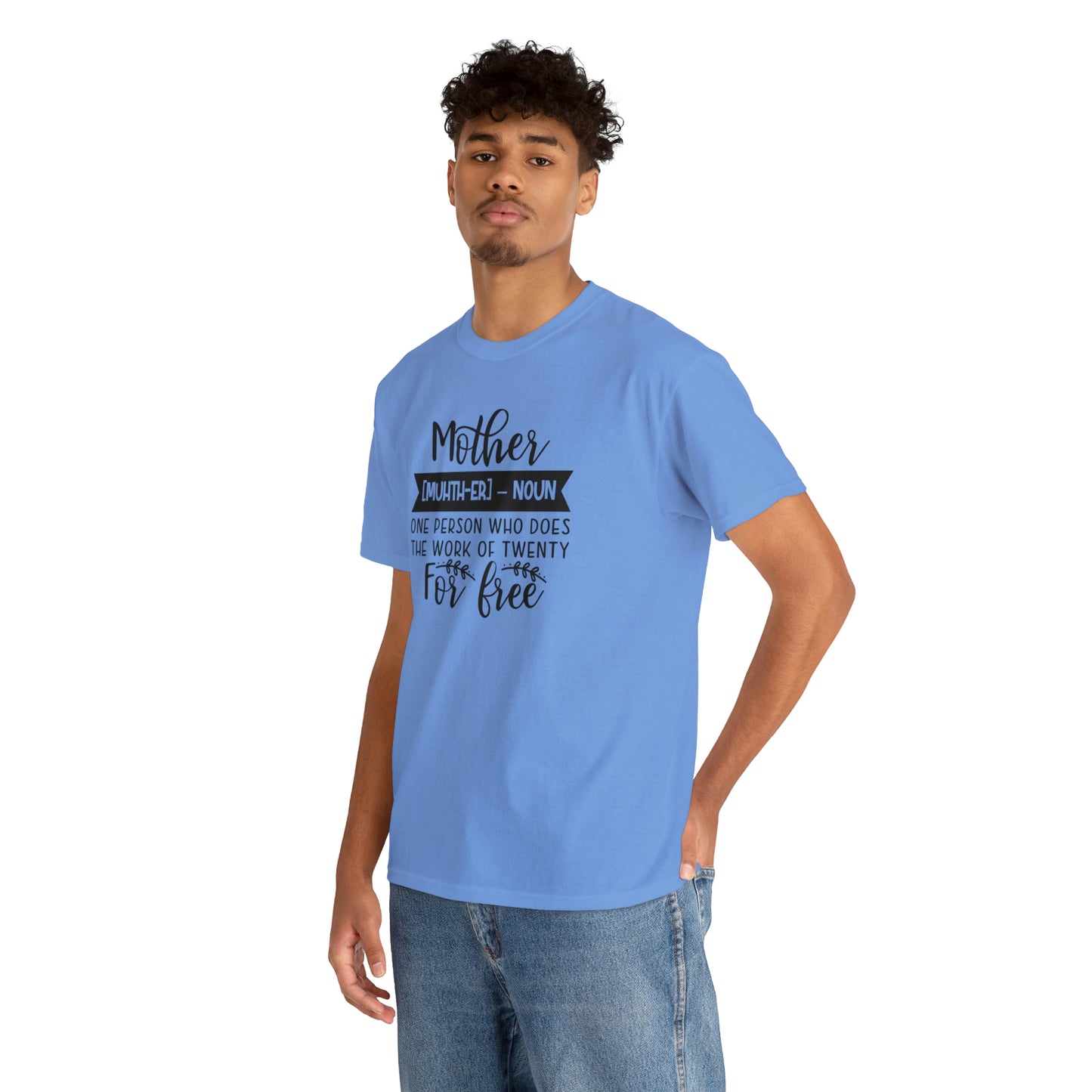 Definition of A Mother Unisex Heavy Cotton Tee