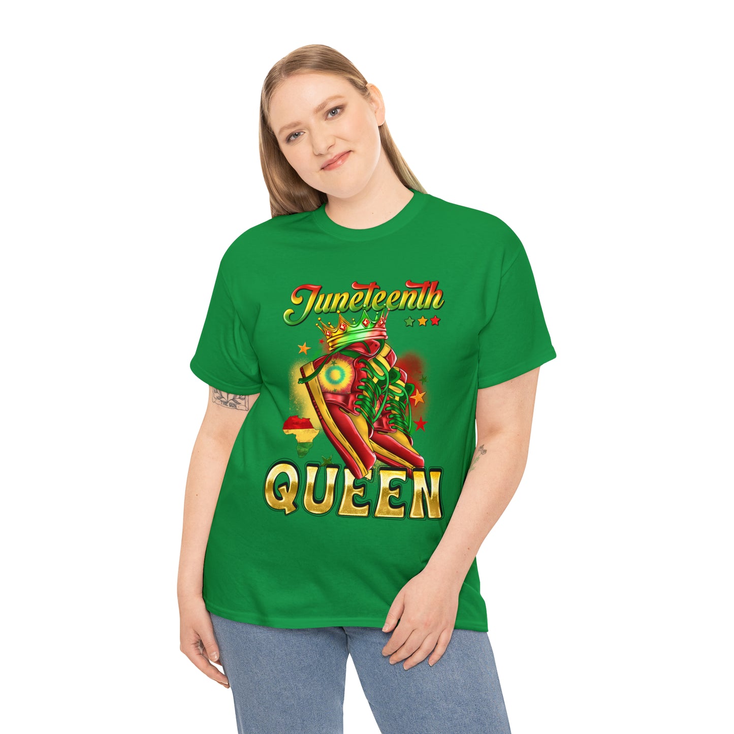 Juneteenth Queen Unisex Heavy Cotton Tee