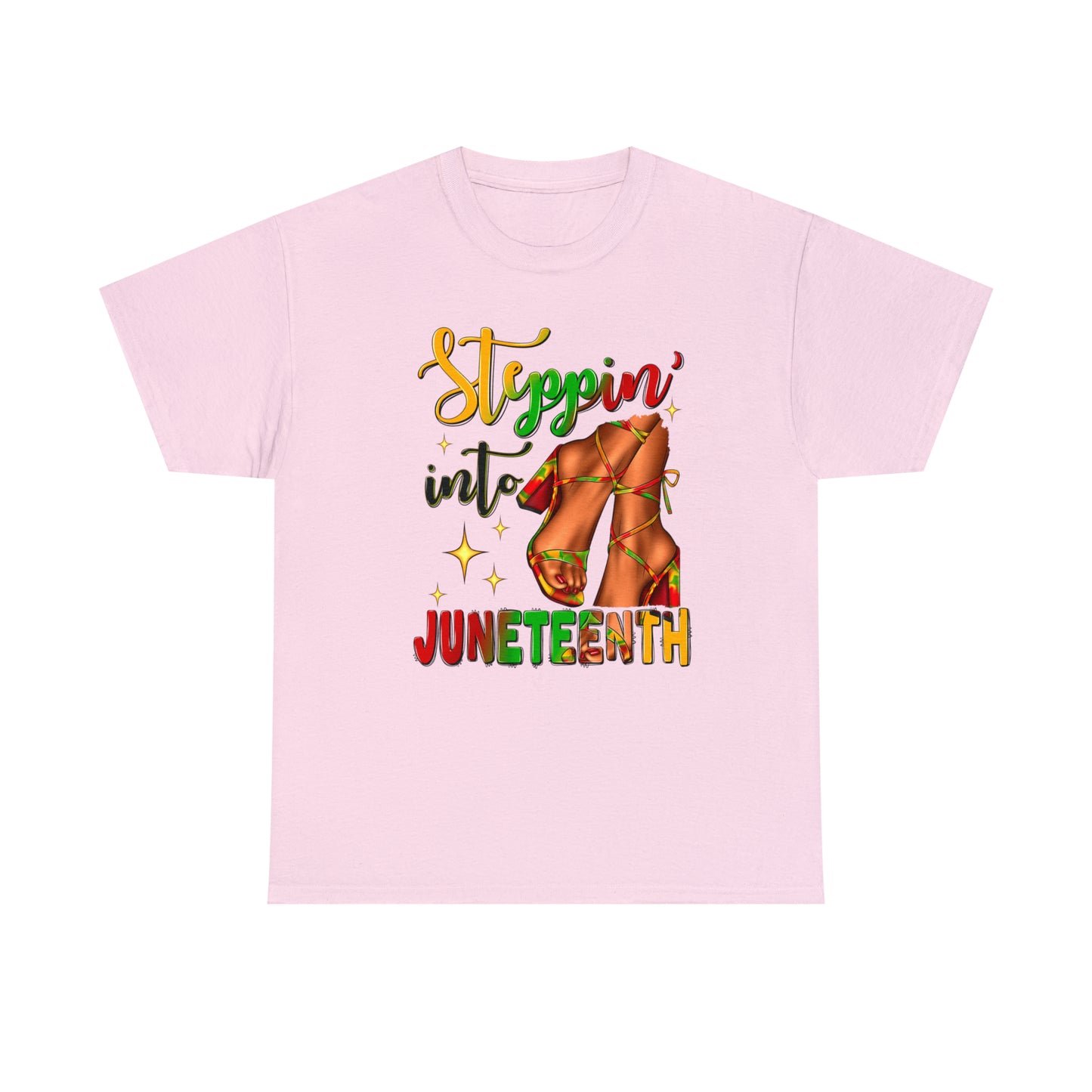 Stepping Into Juneteenth Unisex Heavy Cotton Tee