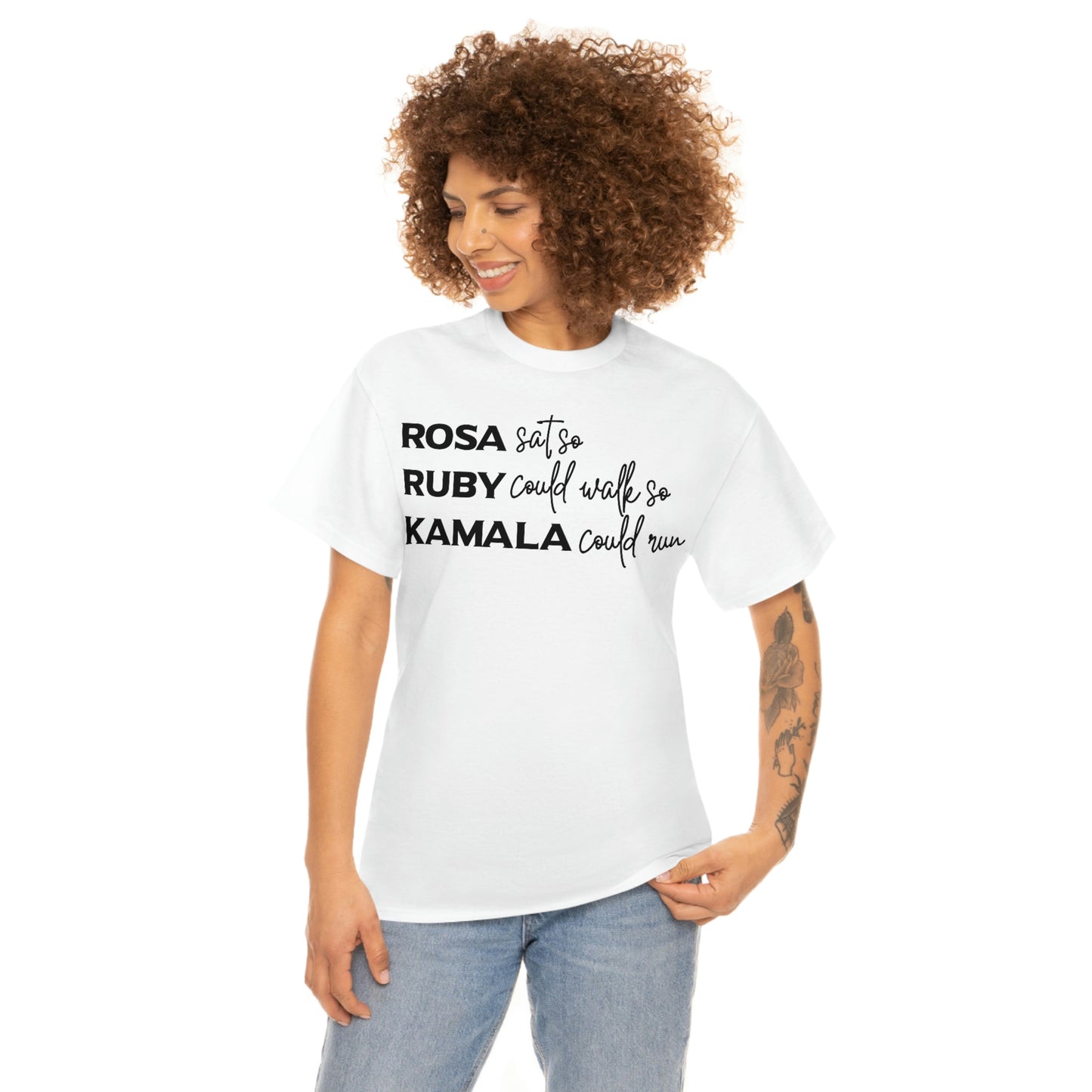 Rosa sat Unisex Heavy Cotton Tee