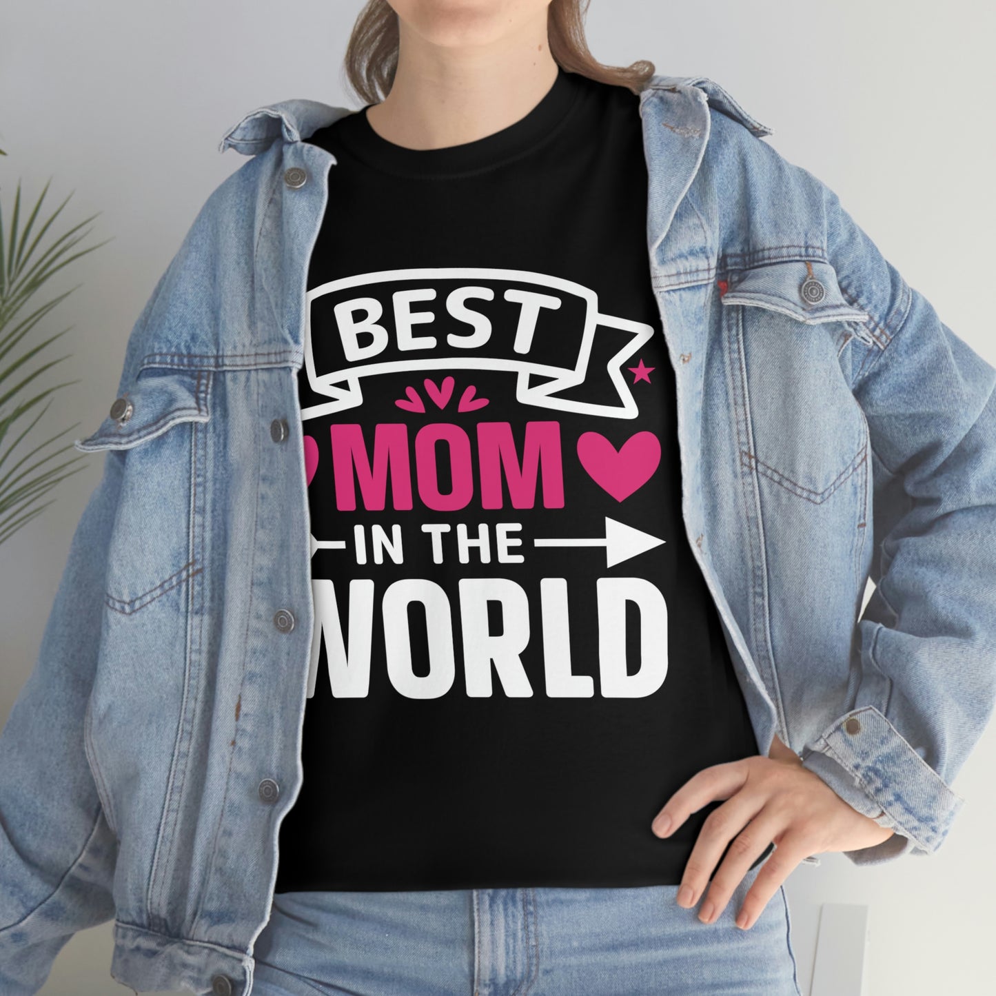 Best Mom In The World Unisex Heavy Cotton Tee
