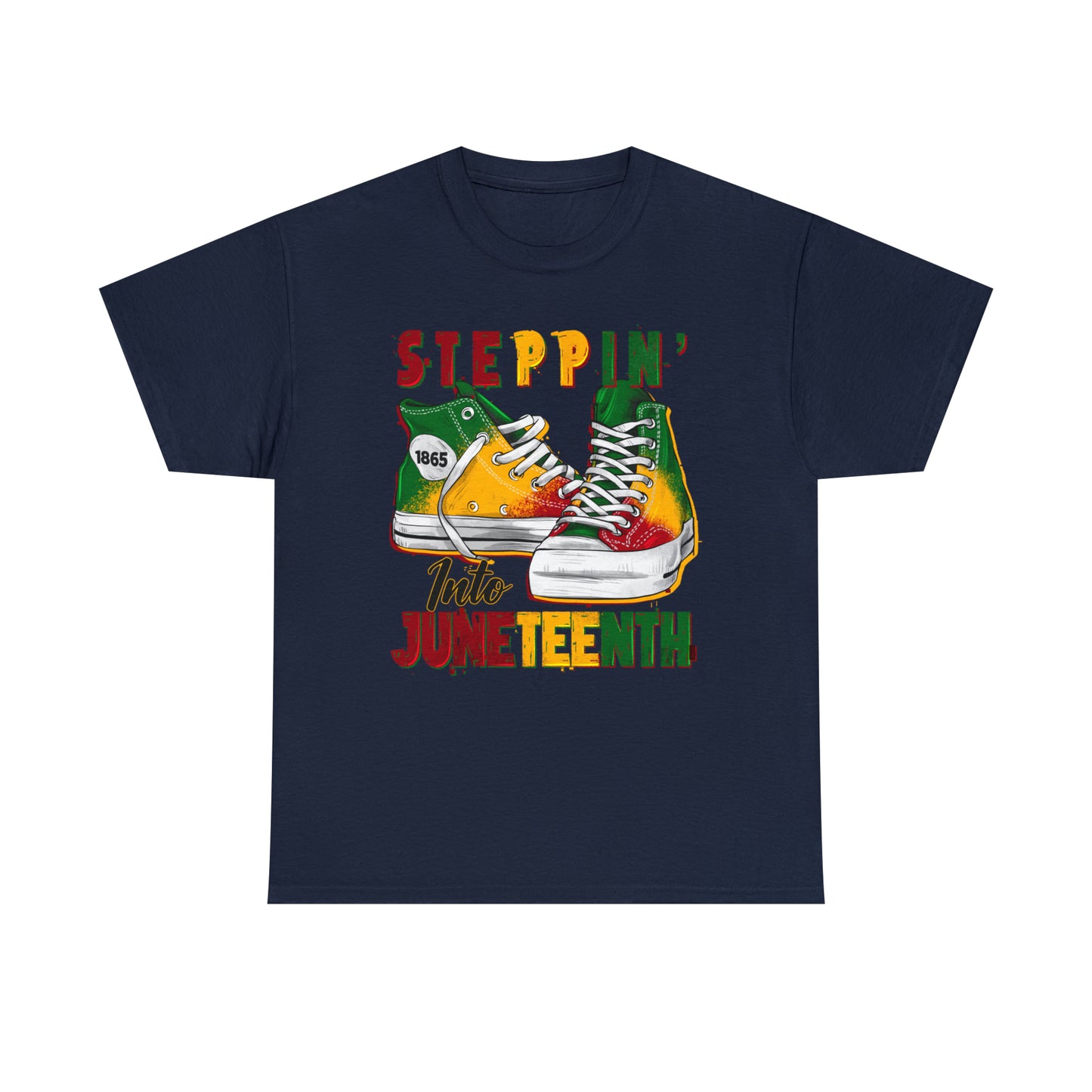 Stepping into Juneteenth Unisex Heavy Cotton Tee