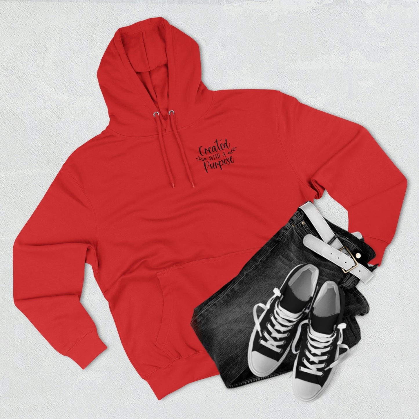 Created With Purpose Unisex Premium Pullover Hoodie