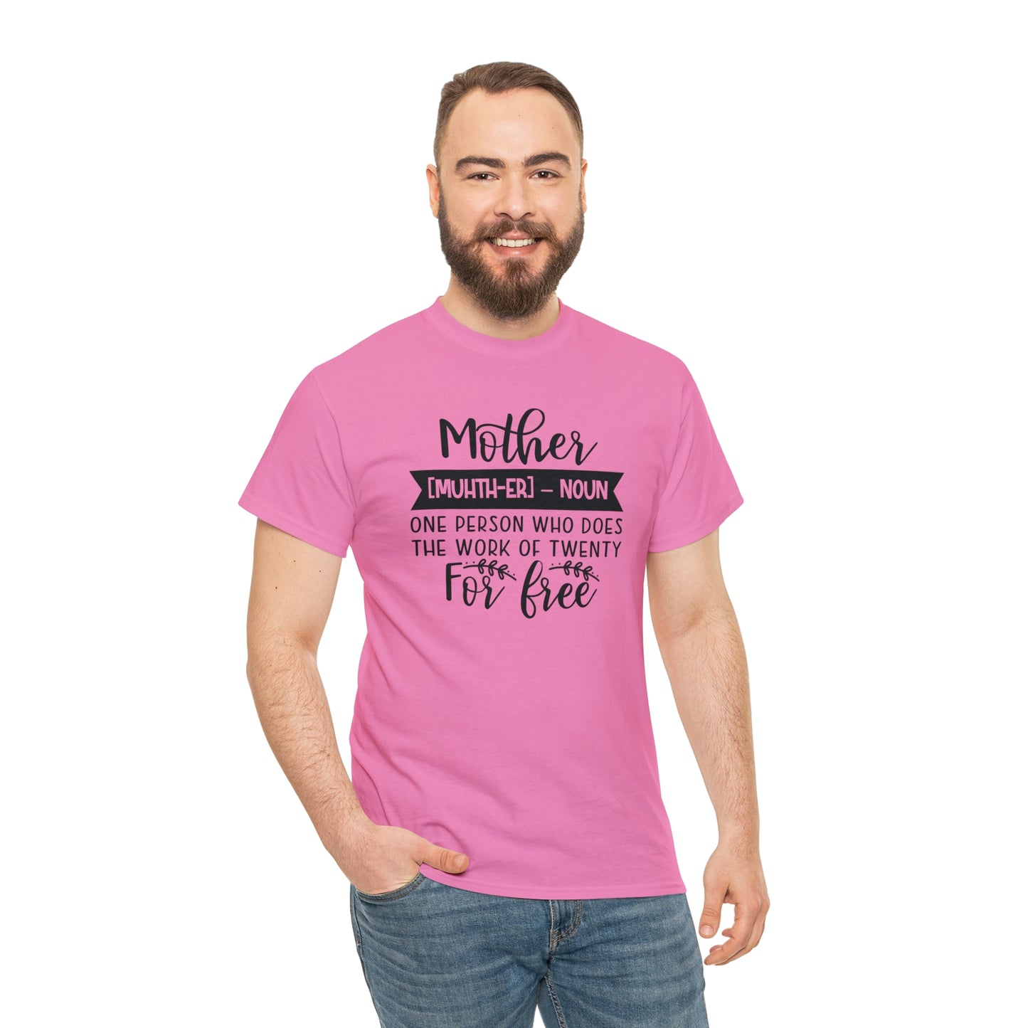 Definition of A Mother Unisex Heavy Cotton Tee