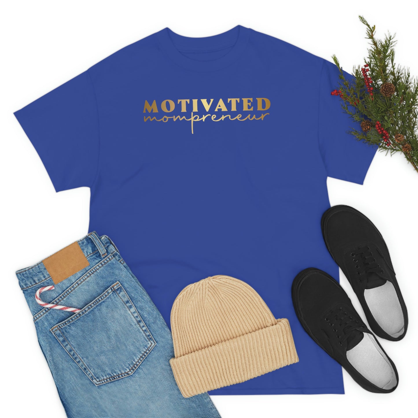 Motivated Mompreneur Unisex Heavy Cotton Tee