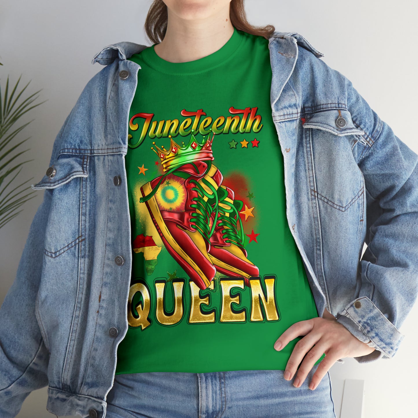 Juneteenth Queen Unisex Heavy Cotton Tee