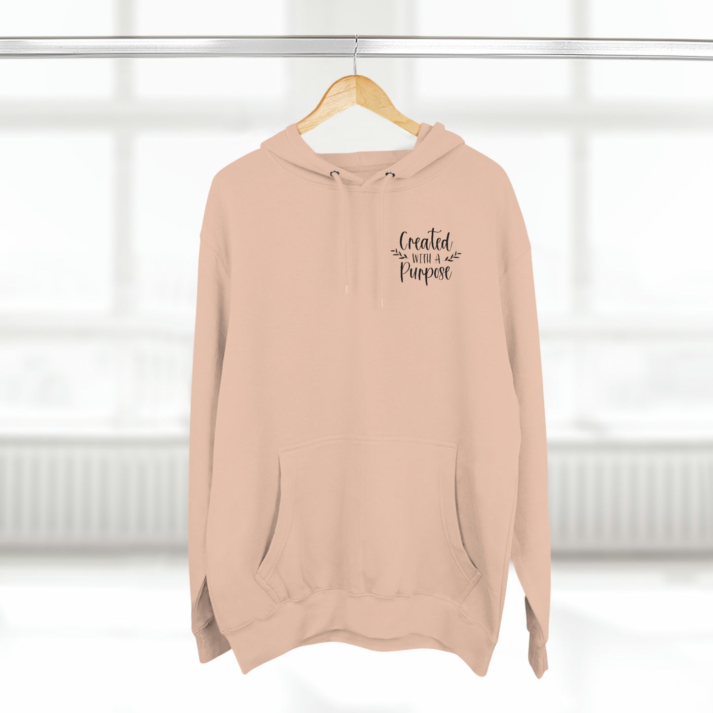 Created With Purpose Unisex Premium Pullover Hoodie