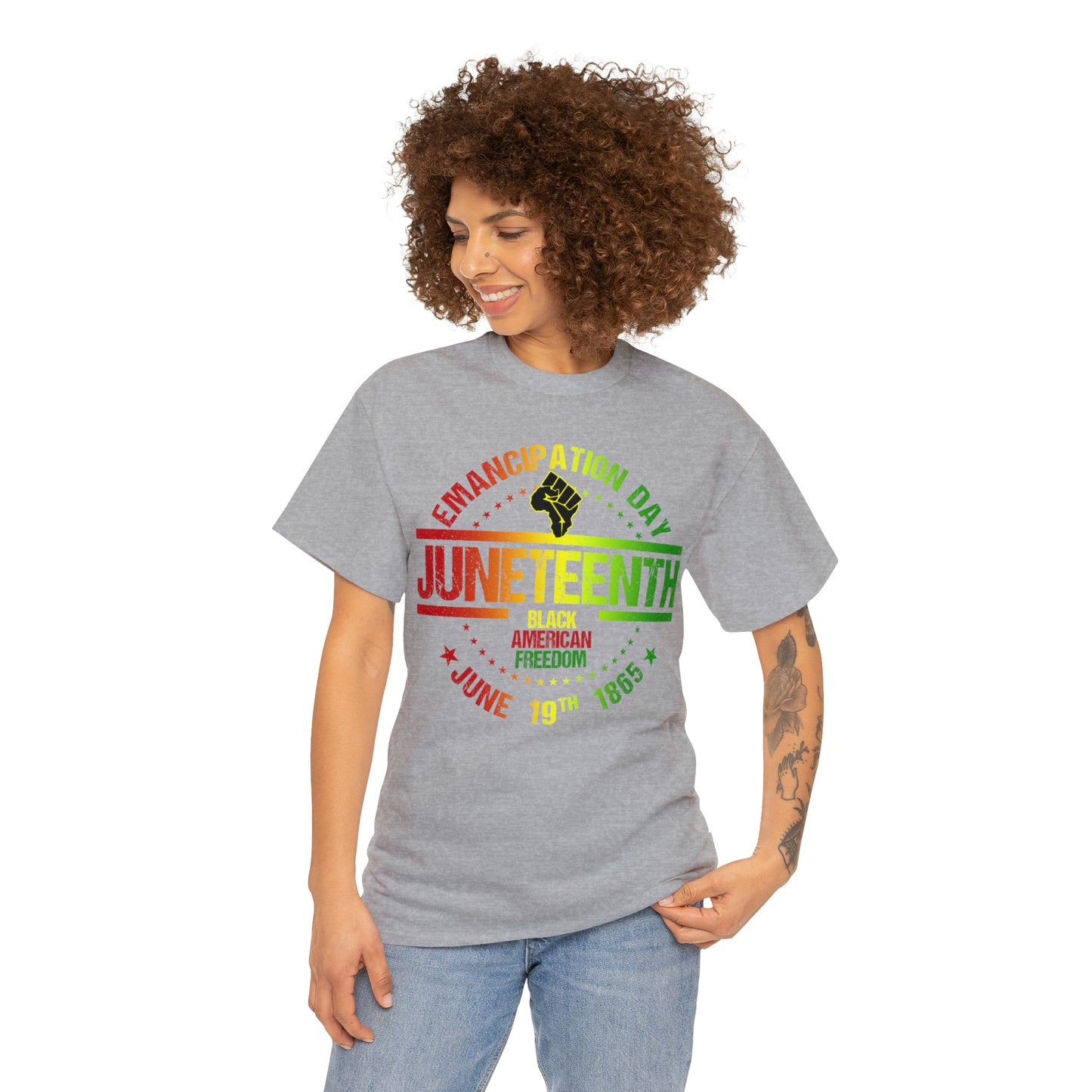 Juneteenth Unisex Heavy Cotton Tee