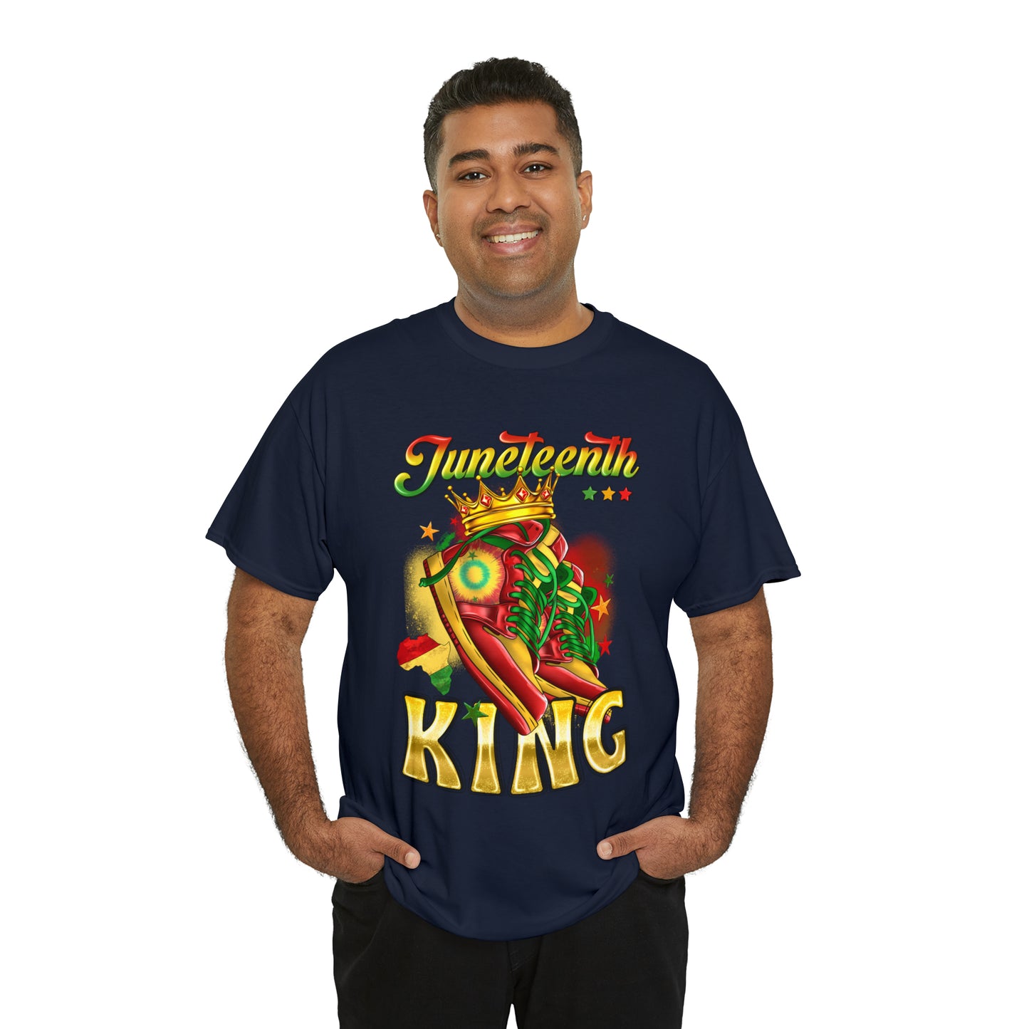 Juneteenth King Unisex Heavy Cotton Tee