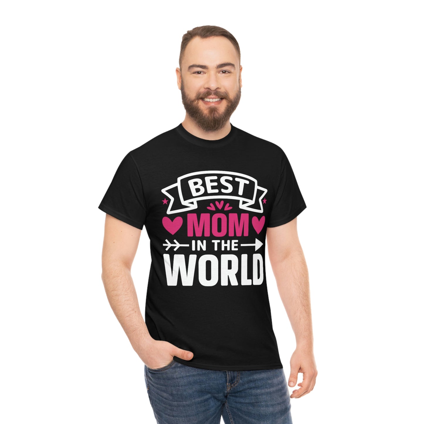 Best Mom In The World Unisex Heavy Cotton Tee
