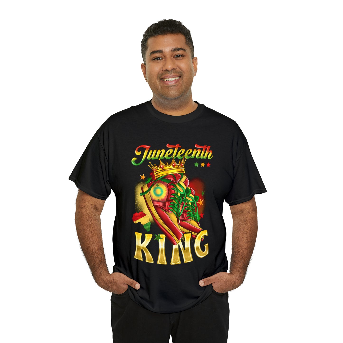 Juneteenth King Unisex Heavy Cotton Tee