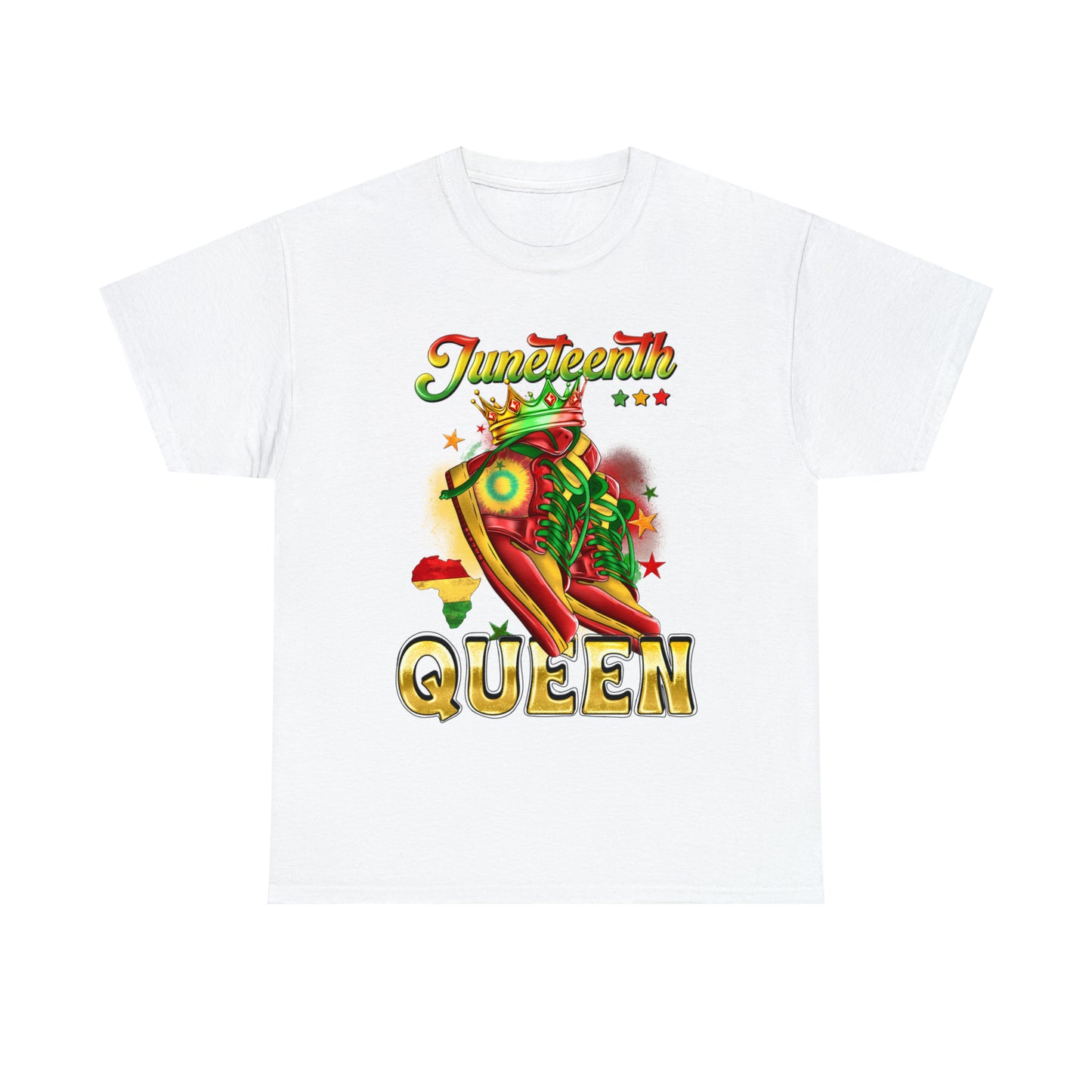 Juneteenth Queen Unisex Heavy Cotton Tee