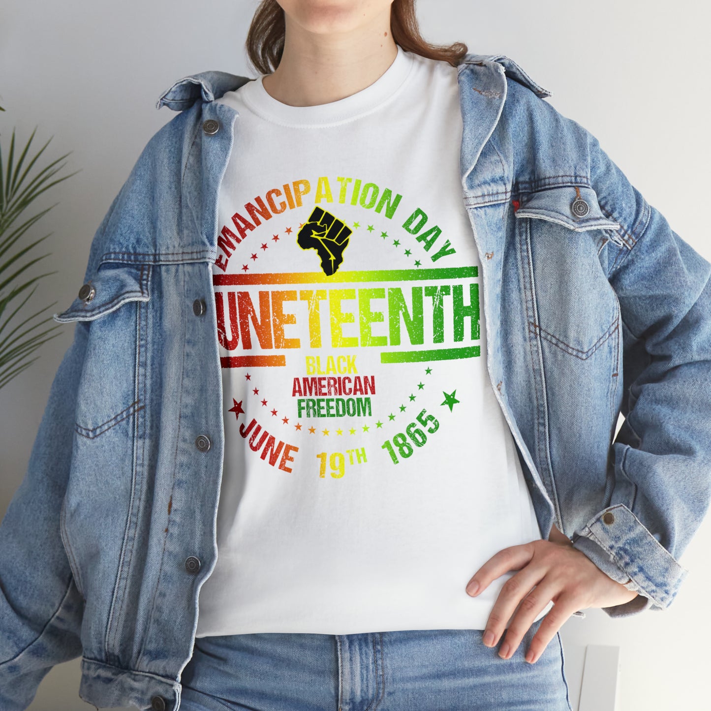 Juneteenth Unisex Heavy Cotton Tee