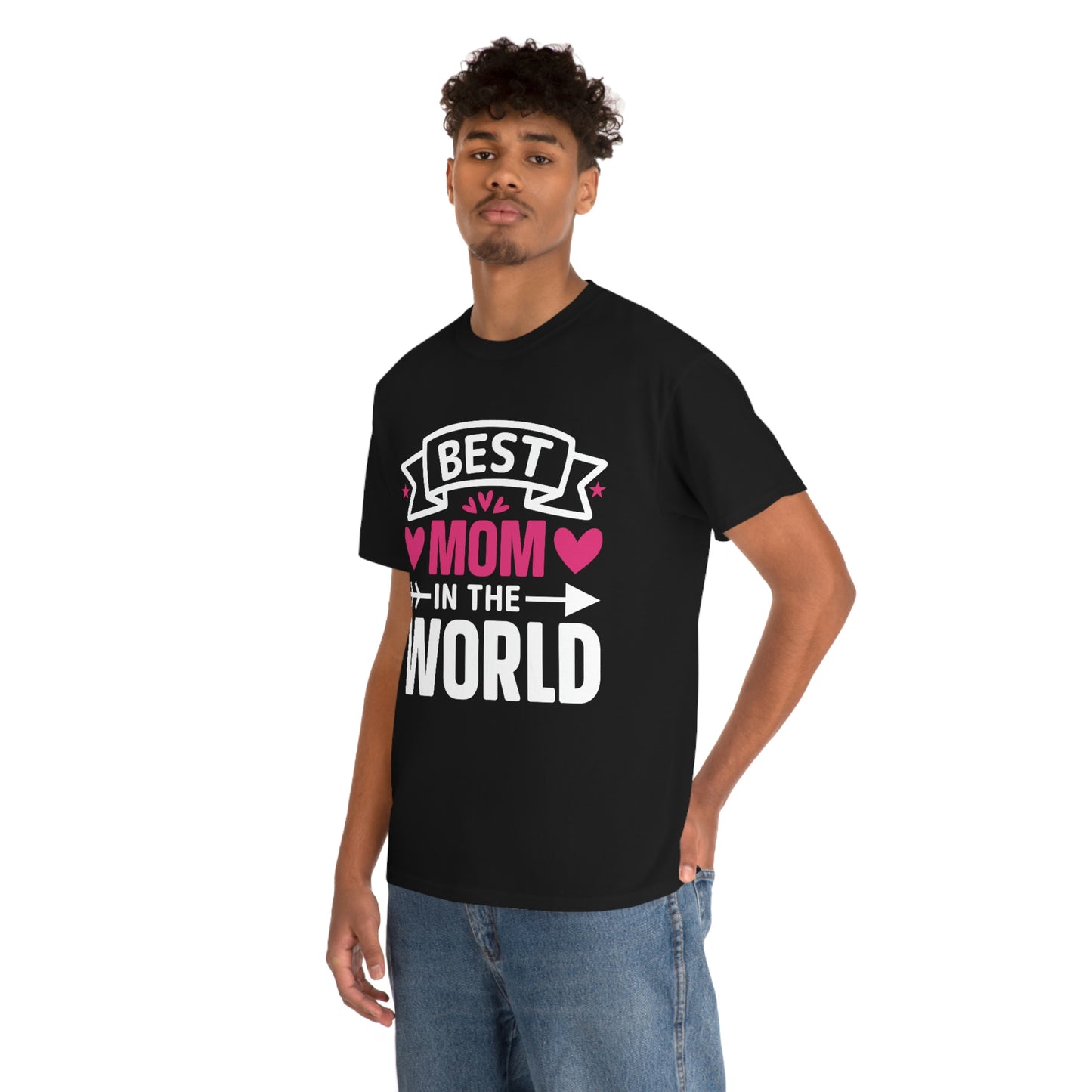Best Mom In The World Unisex Heavy Cotton Tee