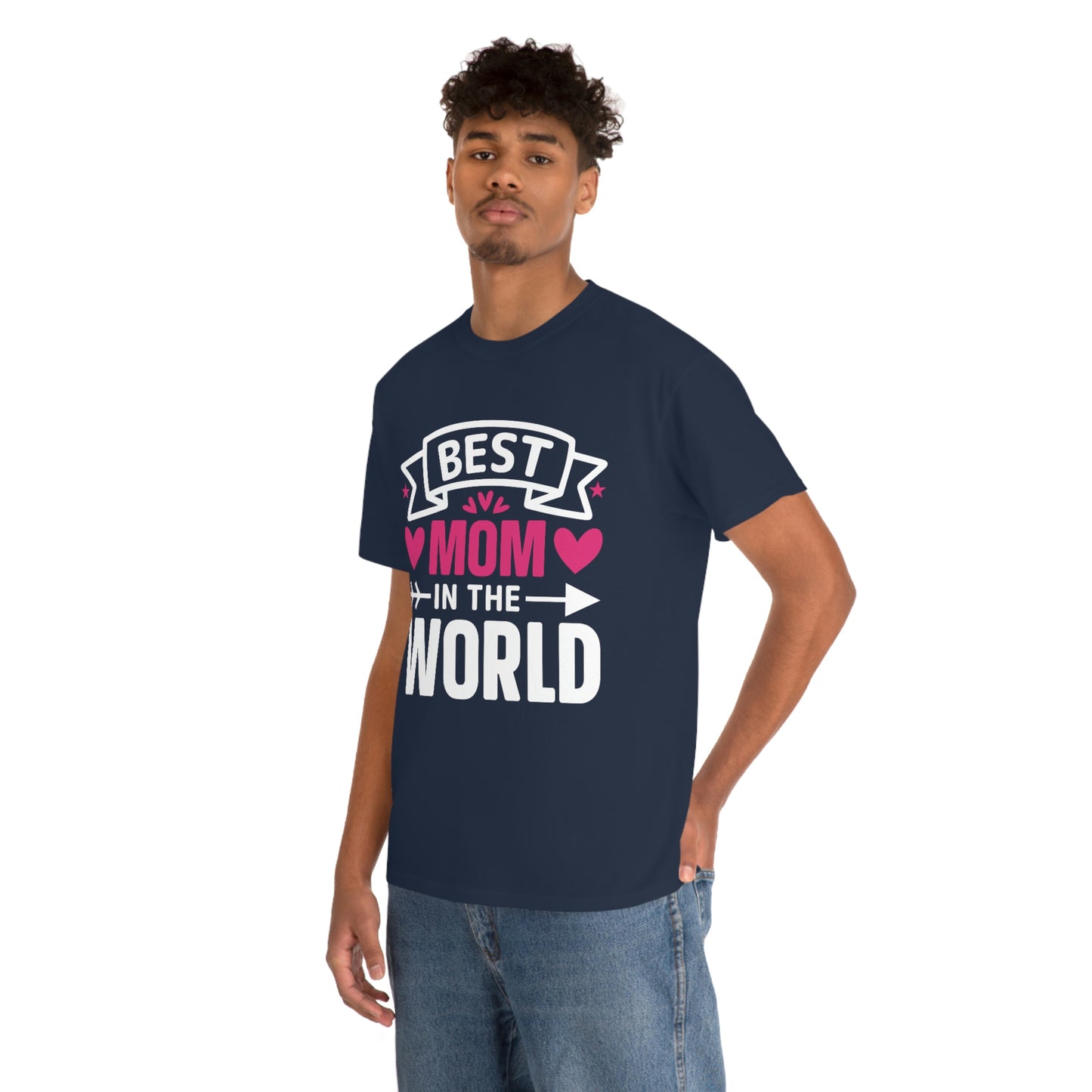 Best Mom In The World Unisex Heavy Cotton Tee