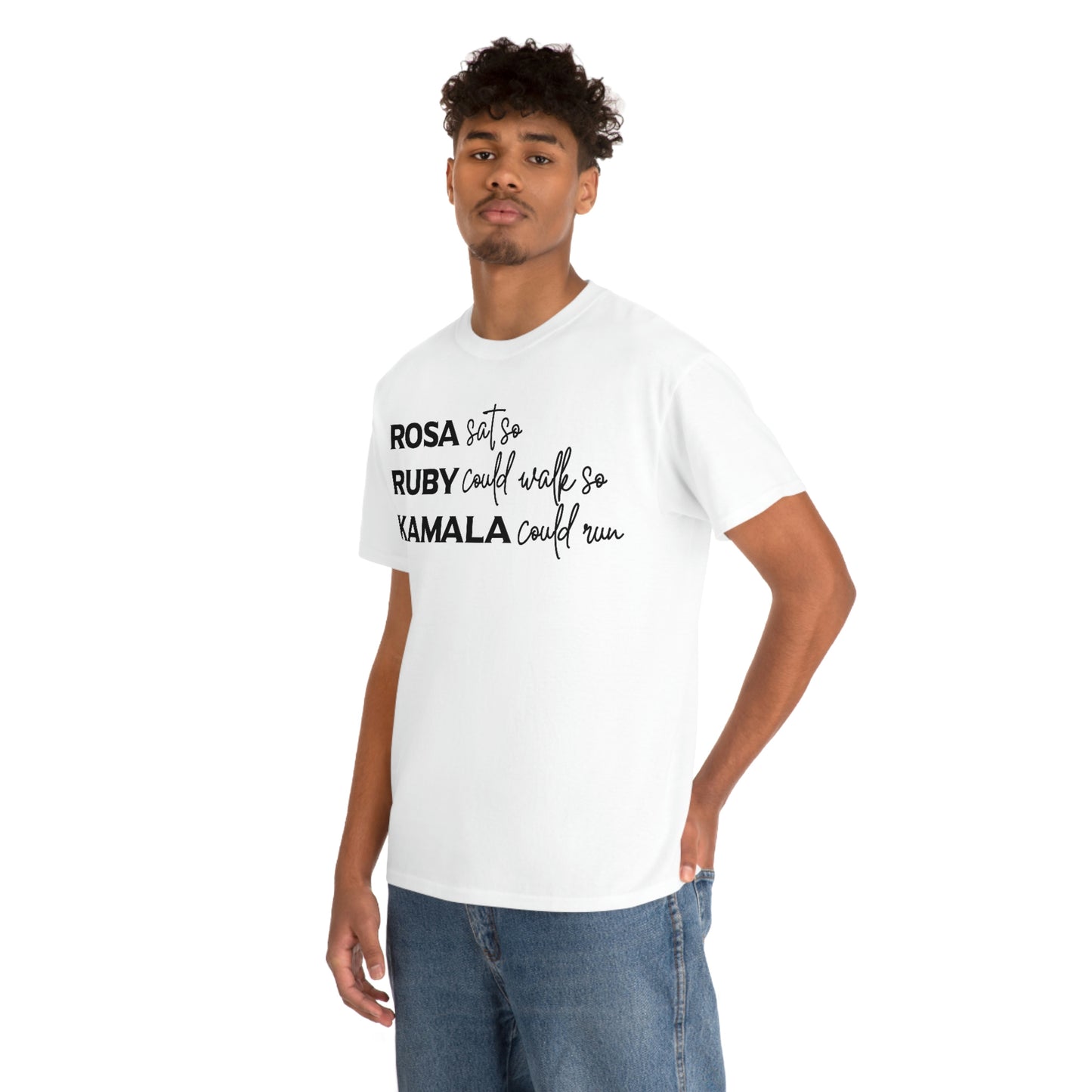 Rosa sat Unisex Heavy Cotton Tee