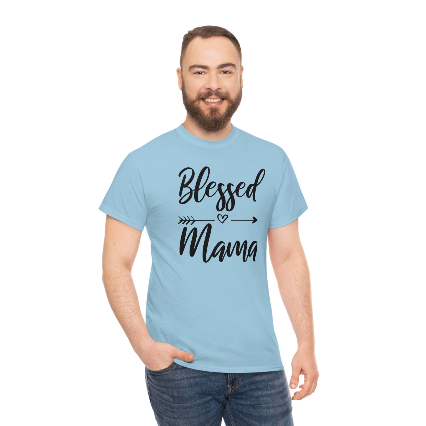 Blessed Mama Unisex Heavy Cotton Tee
