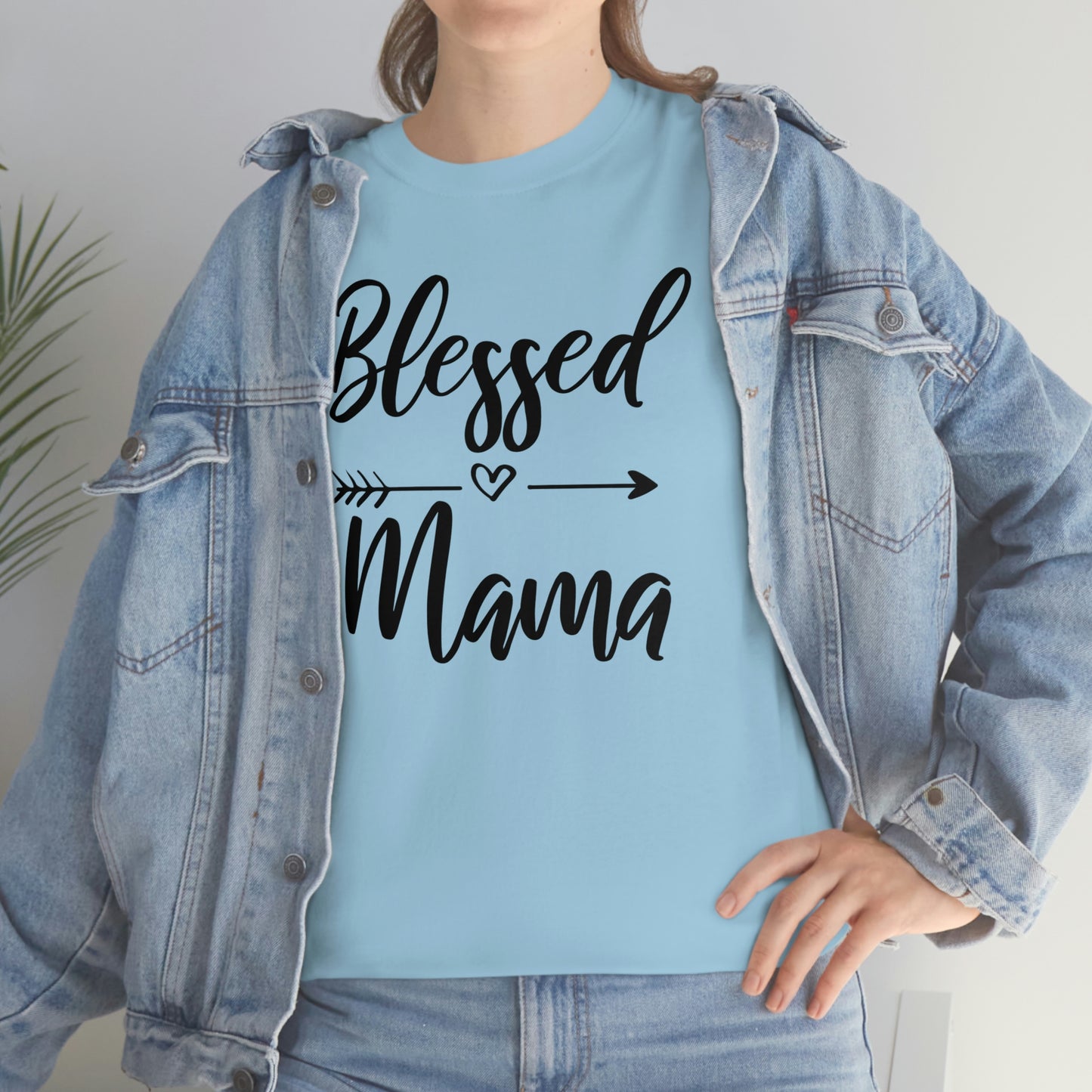 Blessed Mama Unisex Heavy Cotton Tee