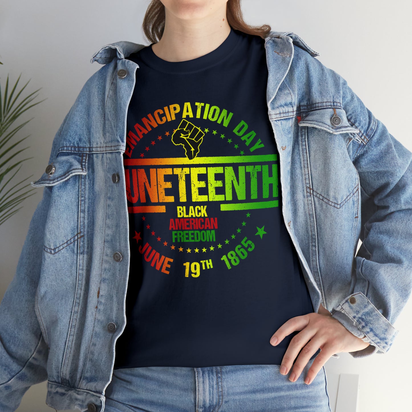 Juneteenth Unisex Heavy Cotton Tee