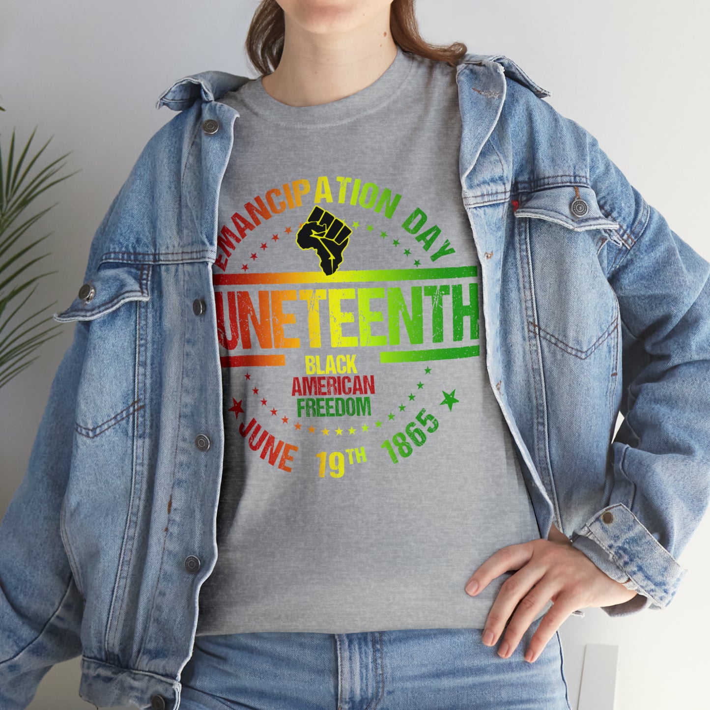 Juneteenth Unisex Heavy Cotton Tee