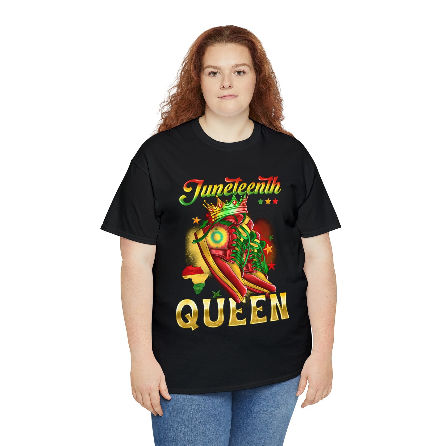 Juneteenth Queen Unisex Heavy Cotton Tee