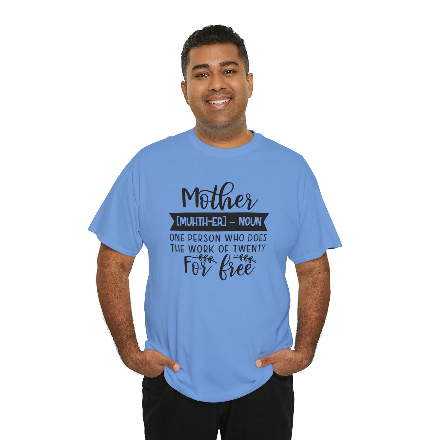 Definition of A Mother Unisex Heavy Cotton Tee