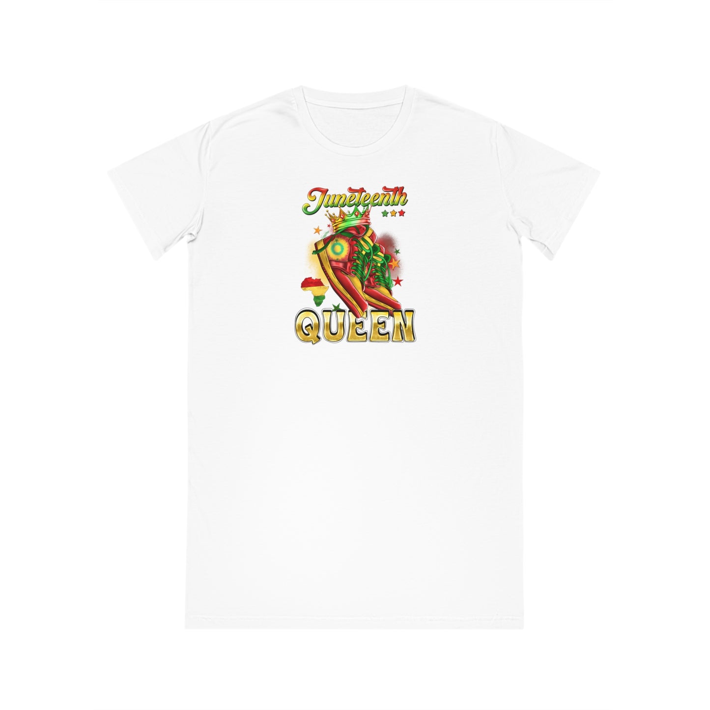 Juneteenth Spinner T-Shirt Dress