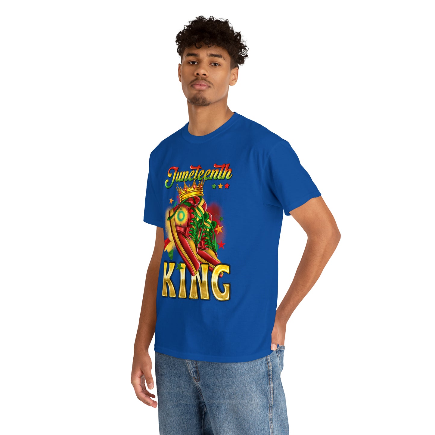 Juneteenth King Unisex Heavy Cotton Tee