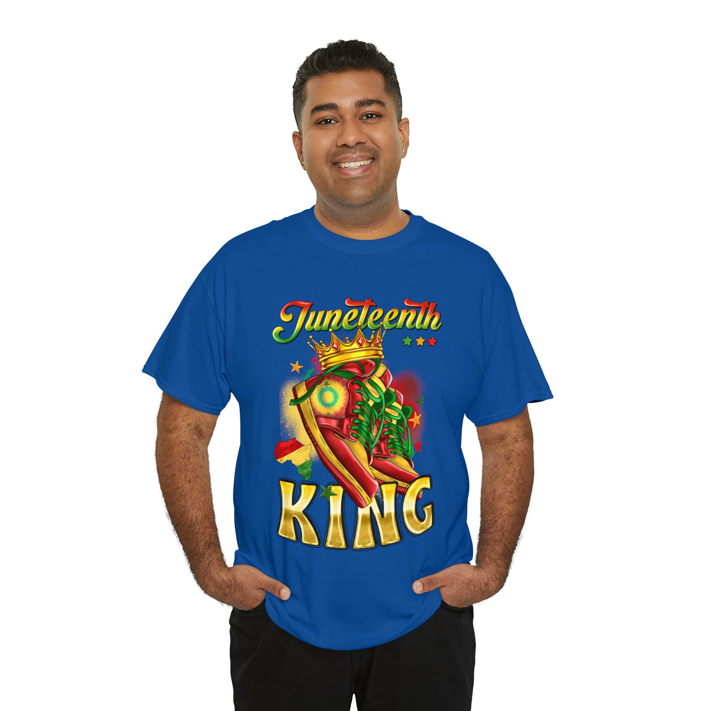 Juneteenth King Unisex Heavy Cotton Tee