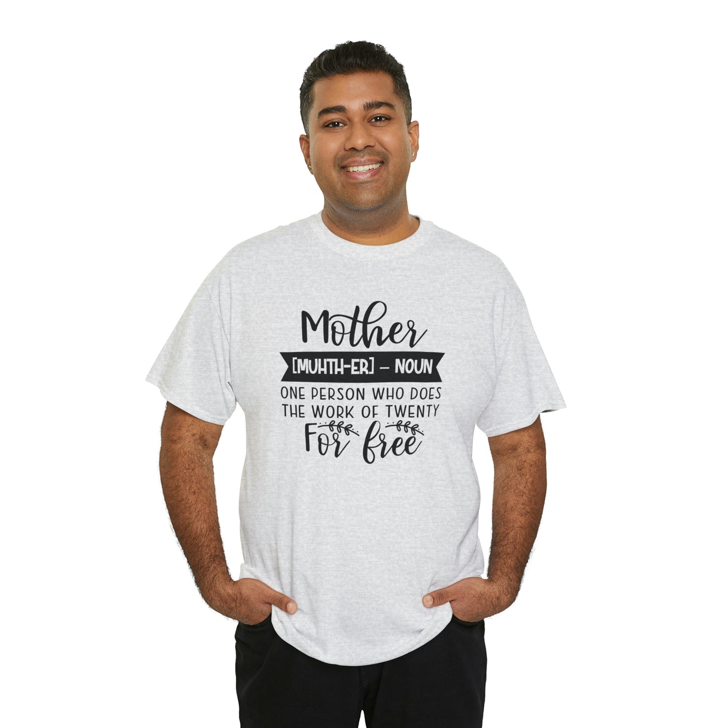 Definition of A Mother Unisex Heavy Cotton Tee