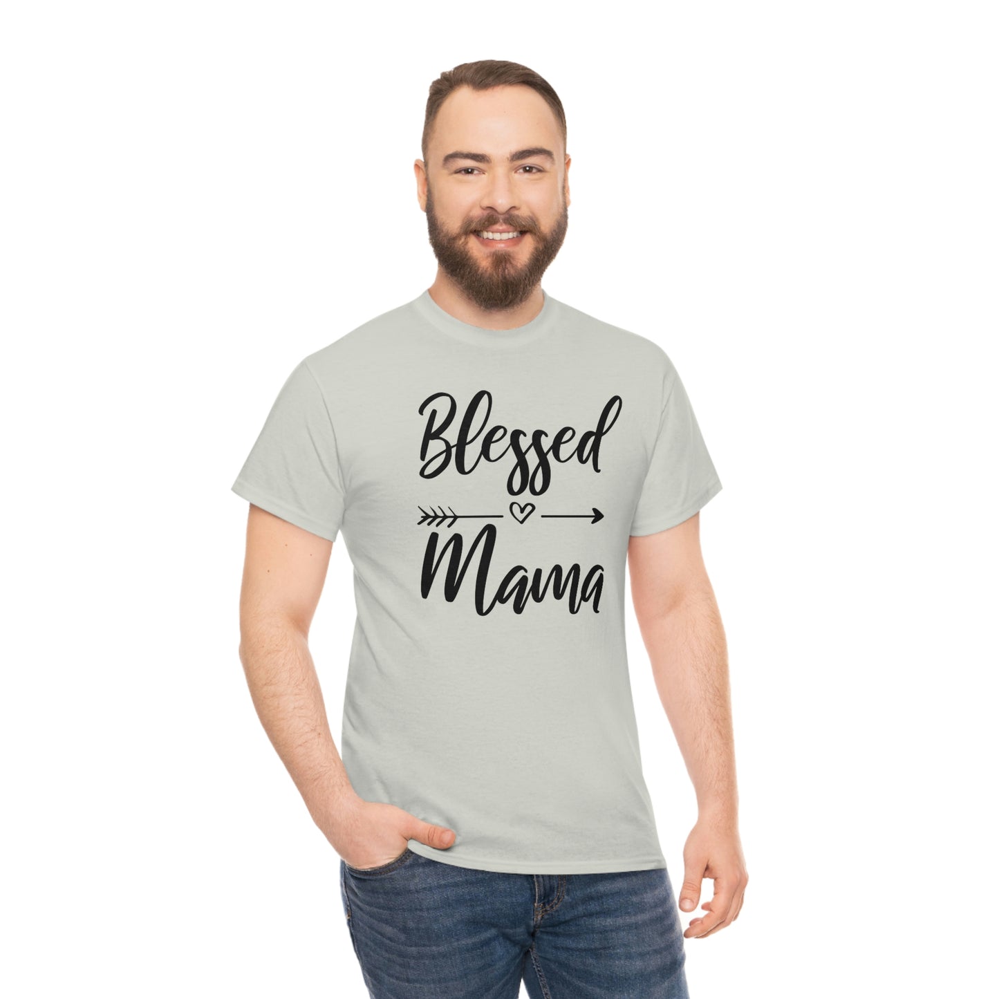 Blessed Mama Unisex Heavy Cotton Tee