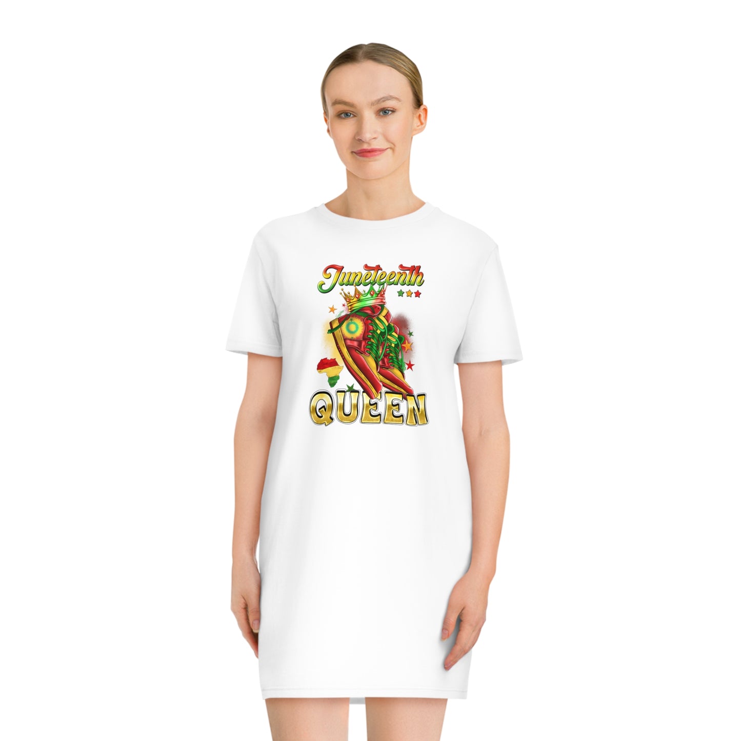 Juneteenth Spinner T-Shirt Dress