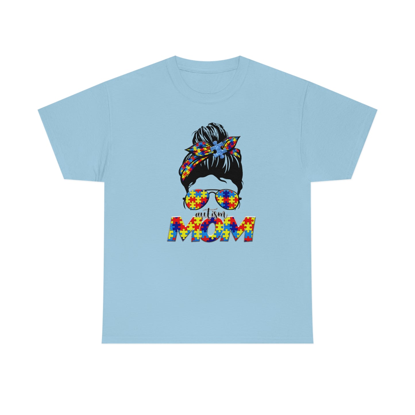 Autism Mom  Unisex Heavy Cotton Tee