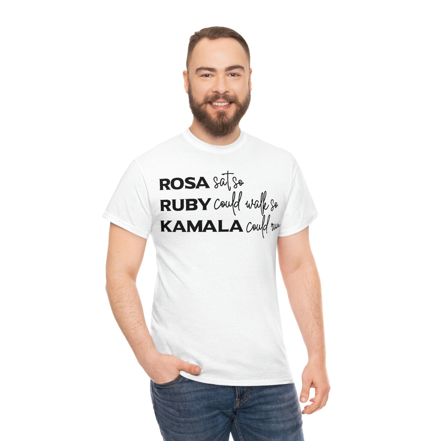 Rosa sat Unisex Heavy Cotton Tee