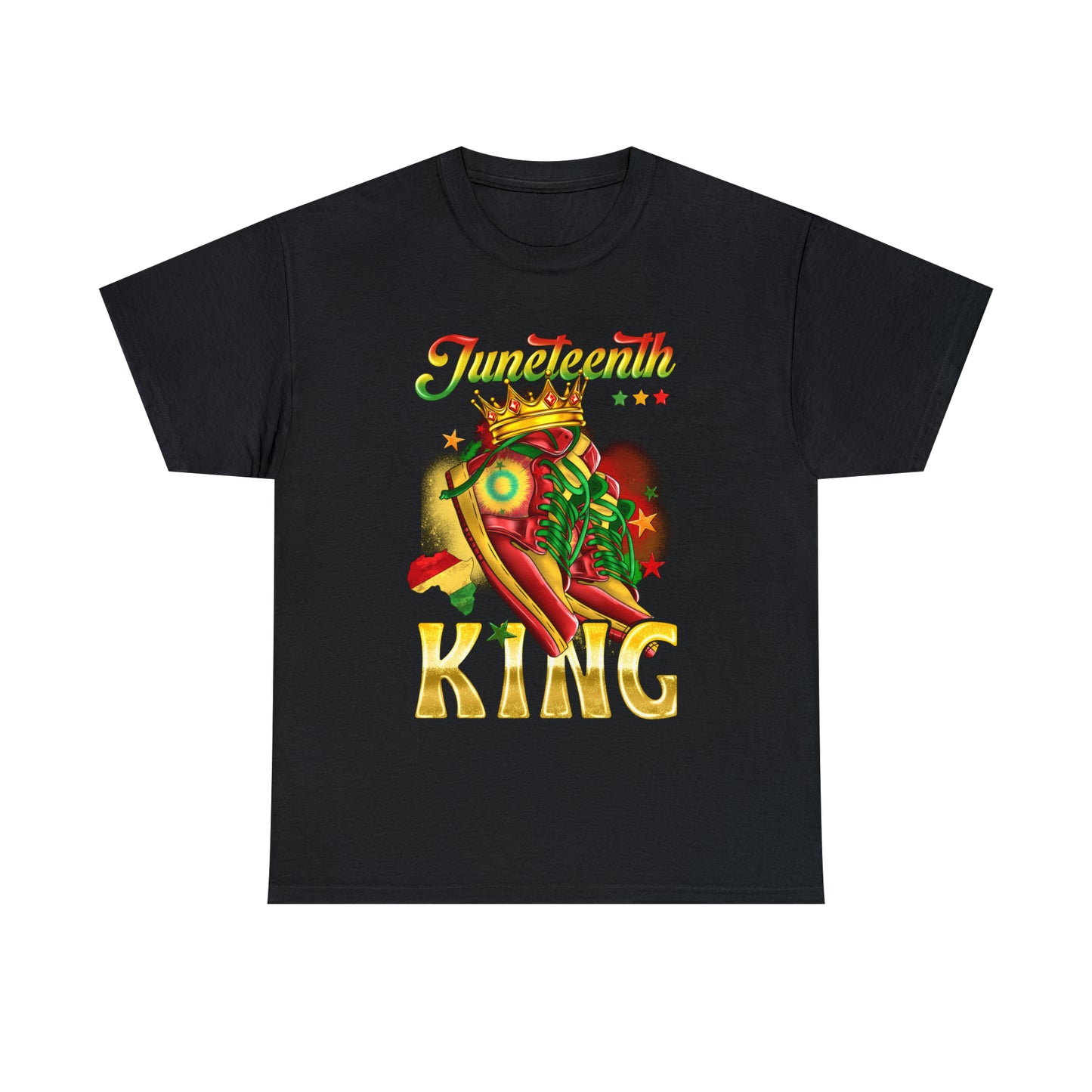 Juneteenth King Unisex Heavy Cotton Tee