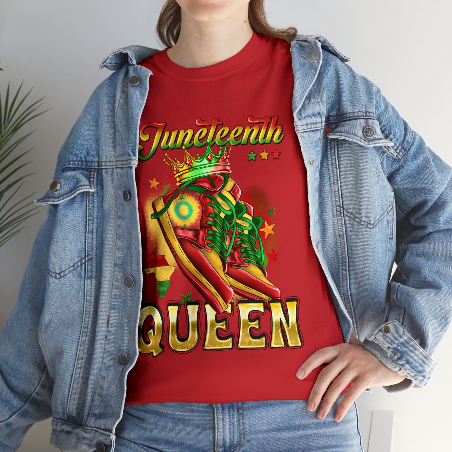 Juneteenth Queen Unisex Heavy Cotton Tee