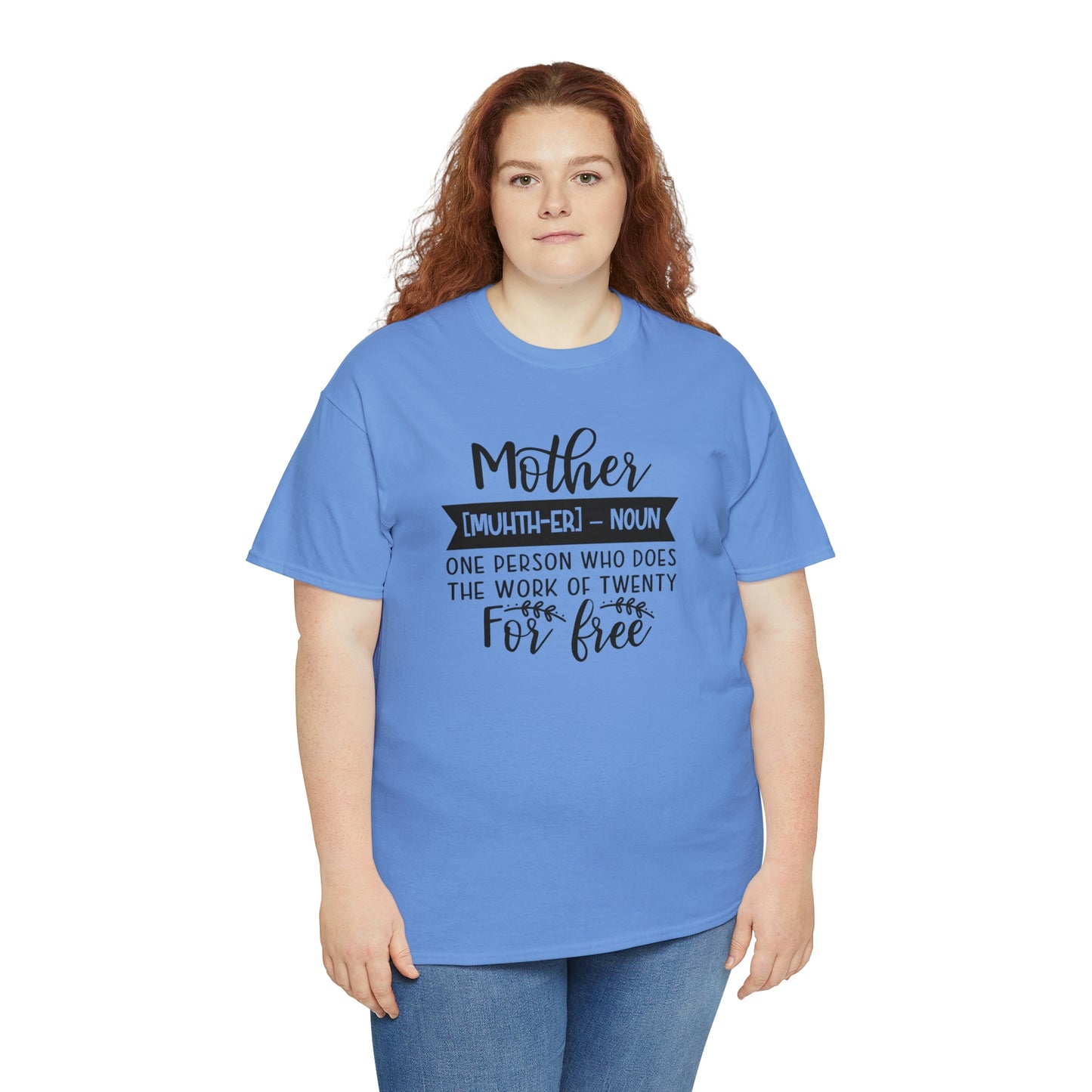 Definition of A Mother Unisex Heavy Cotton Tee