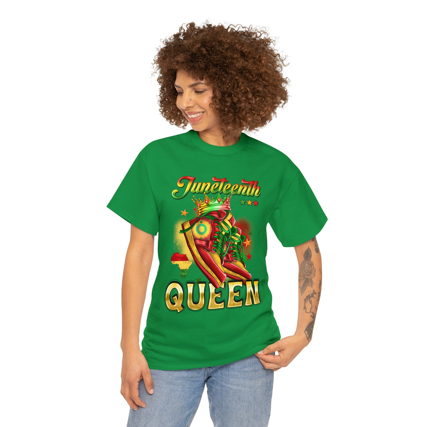 Juneteenth Queen Unisex Heavy Cotton Tee