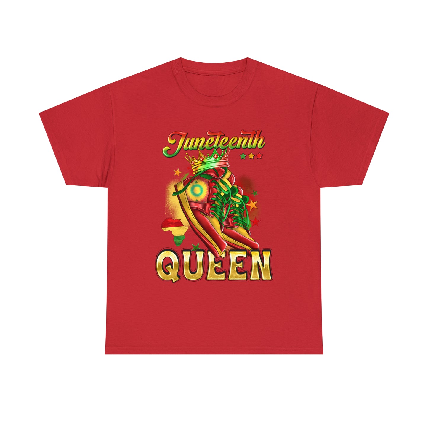 Juneteenth Queen Unisex Heavy Cotton Tee