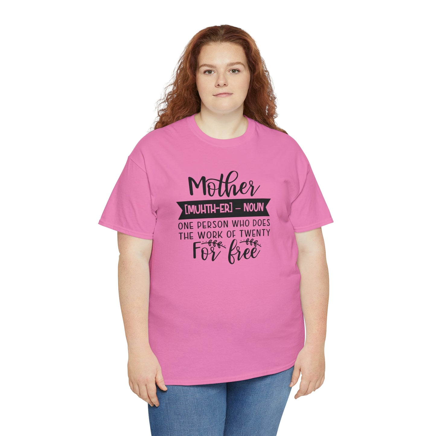Definition of A Mother Unisex Heavy Cotton Tee