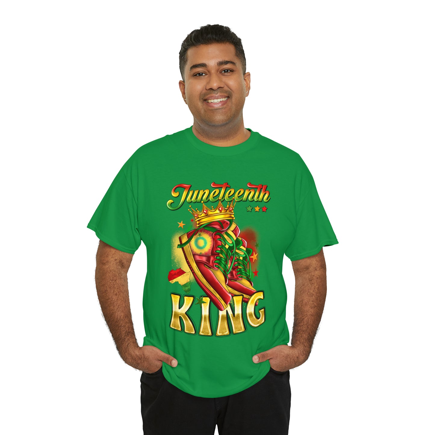 Juneteenth King Unisex Heavy Cotton Tee