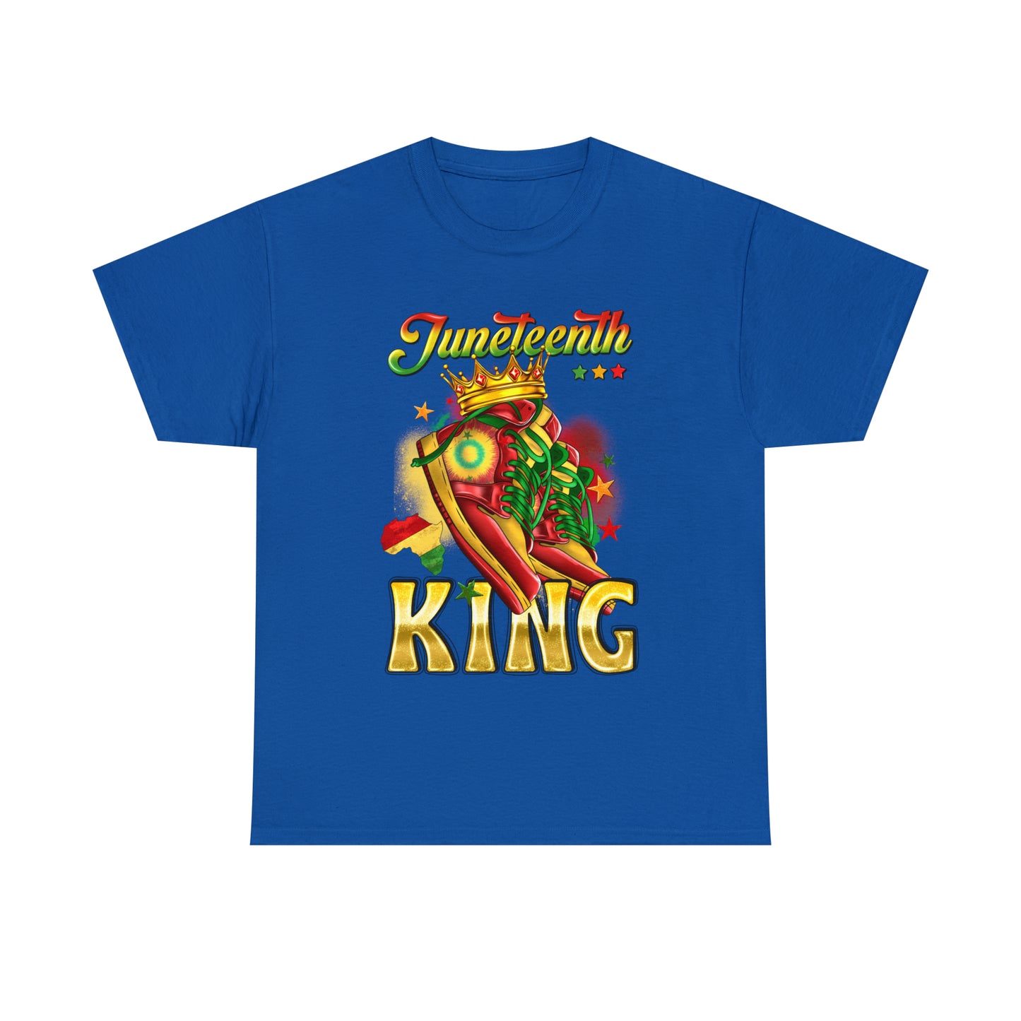 Juneteenth King Unisex Heavy Cotton Tee