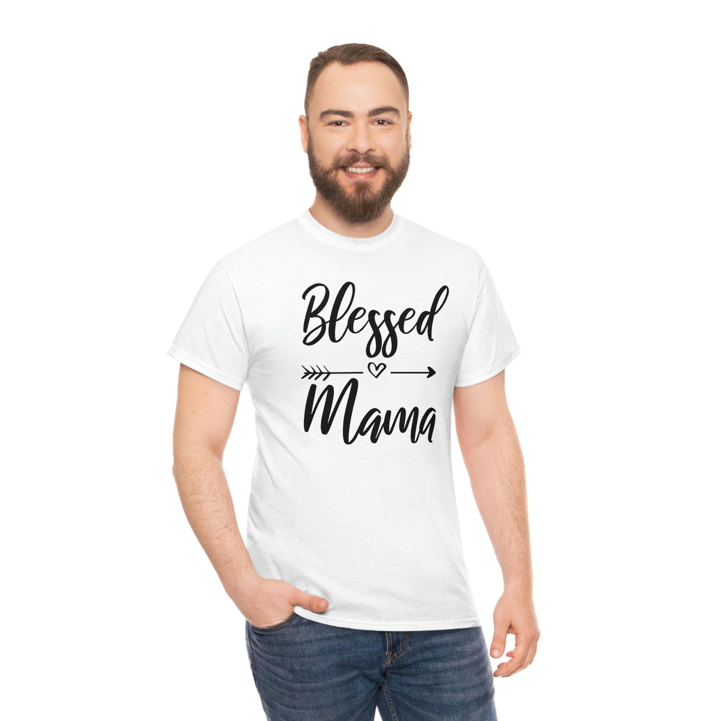 Blessed Mama Unisex Heavy Cotton Tee