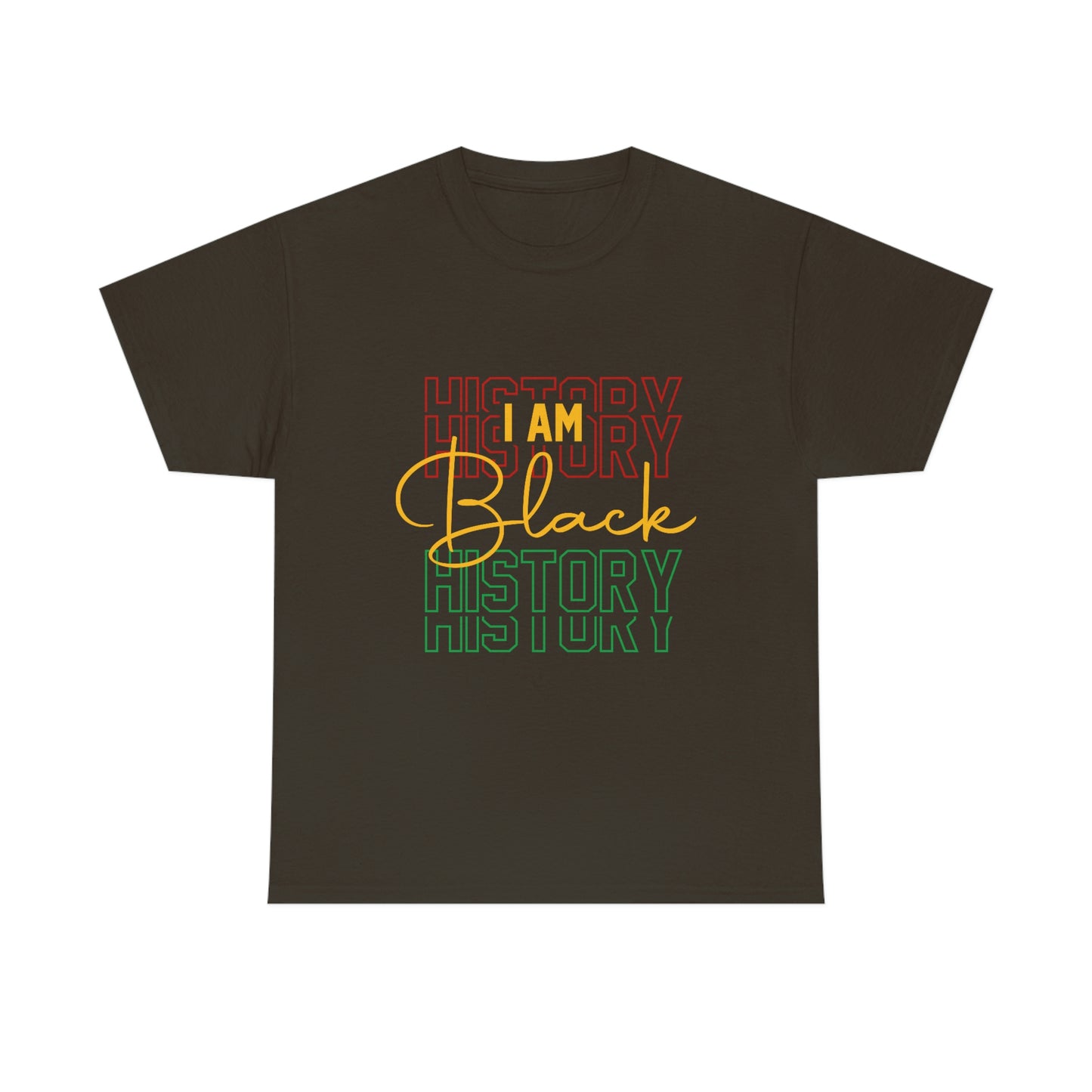 I am Black History Unisex Heavy Cotton Tee