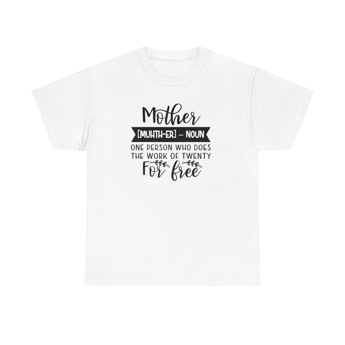 Definition of A Mother Unisex Heavy Cotton Tee