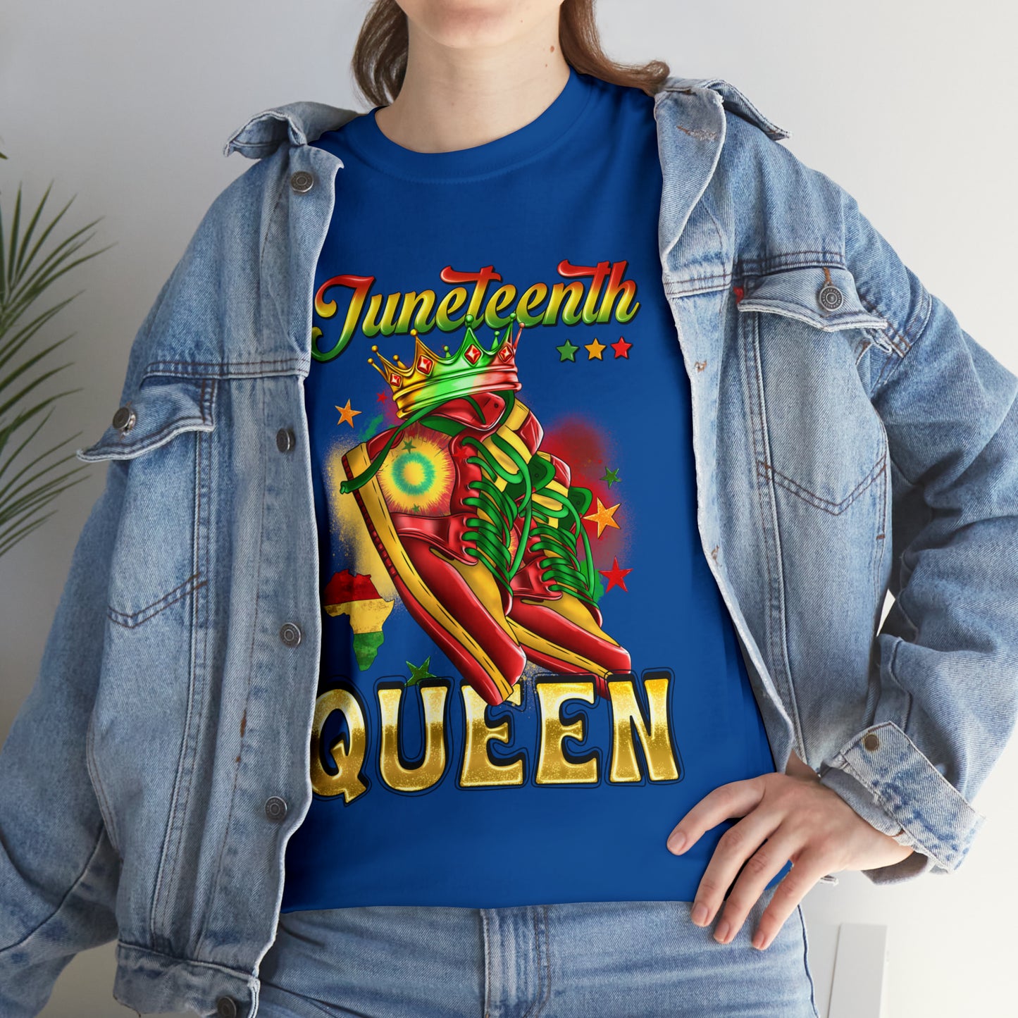Juneteenth Queen Unisex Heavy Cotton Tee