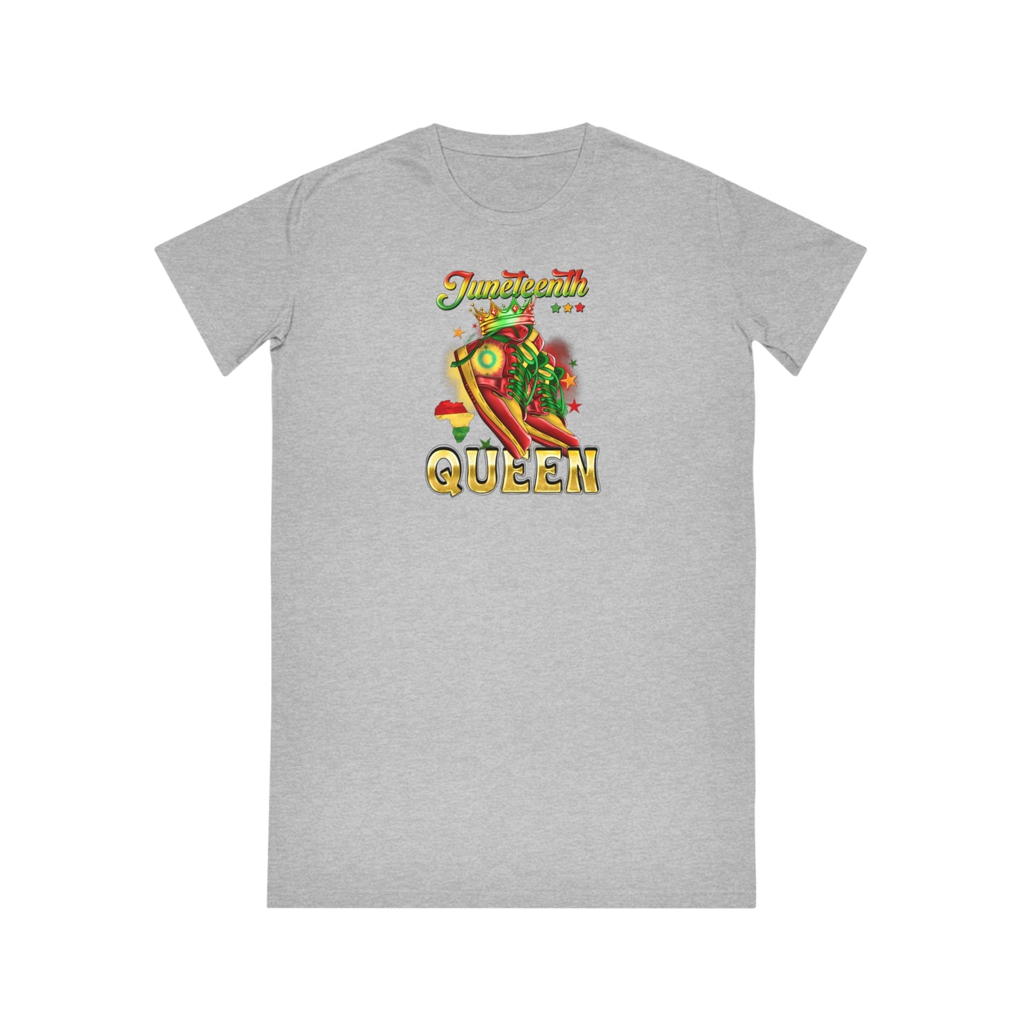 Juneteenth Spinner T-Shirt Dress